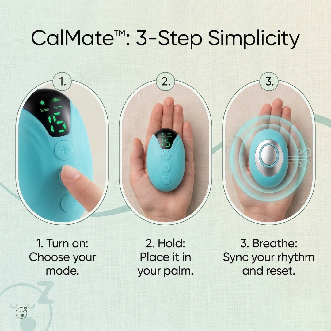 CalMate™ Calm, in your palm.